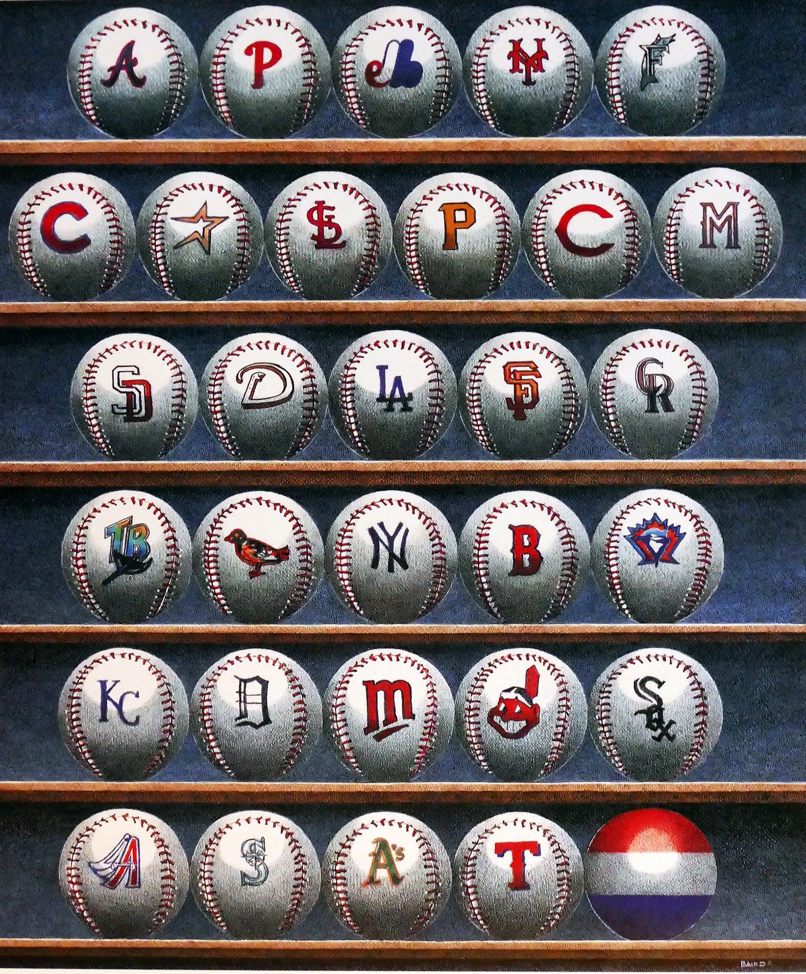 Dwight Baird - Rosso, Whiting e Blu dalla Collection'S di Baseball in vendita 3