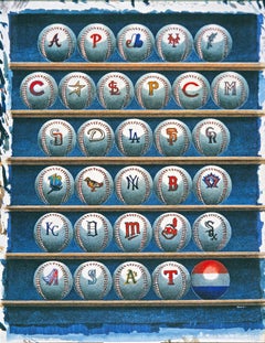 Dwight Baird-Red, White and Blue from the Baseball Collection