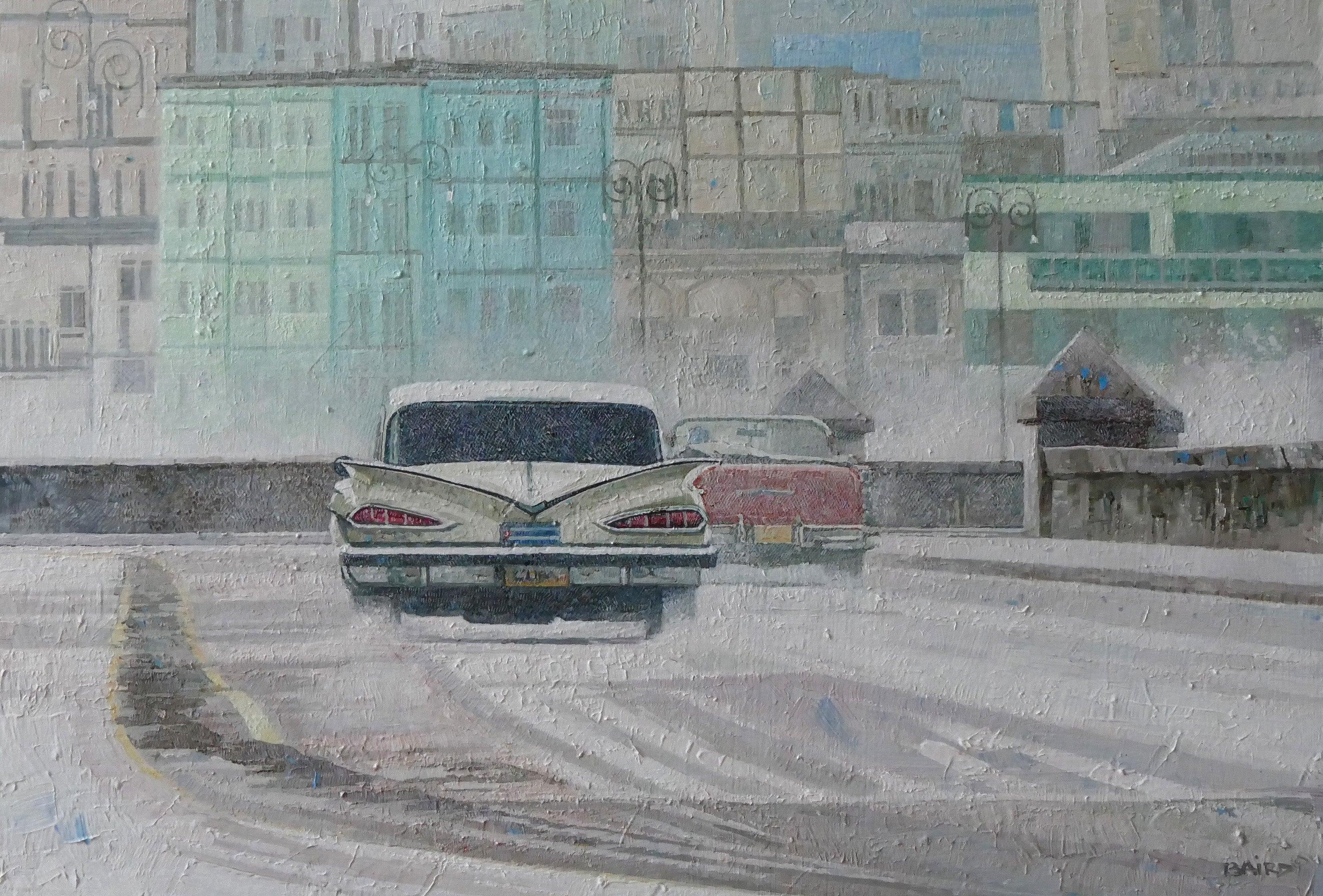 Landscape Painting de Dwight Baird - Ride The Mist" 2016- Acrílico- Firmado