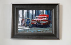 Secret Step Acrylic Painting, Contemporary, Signed, 2019, Framed