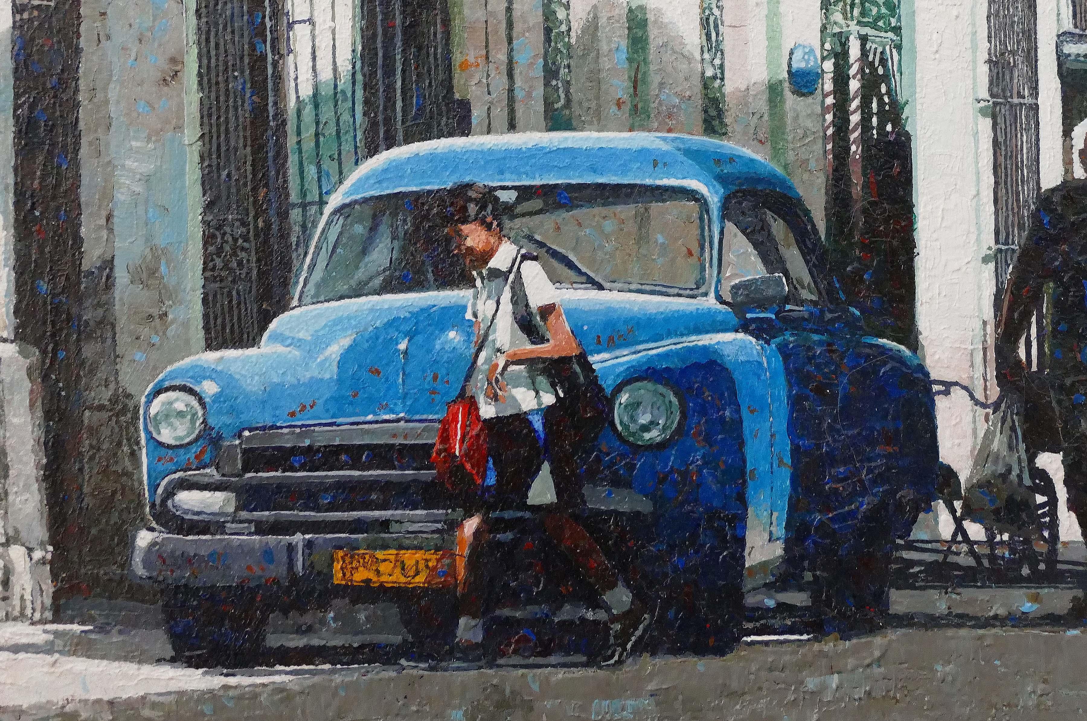 Tierra de sombras' 2019- Acrílico- Firmado - Landscape Painting Negro de Dwight Baird