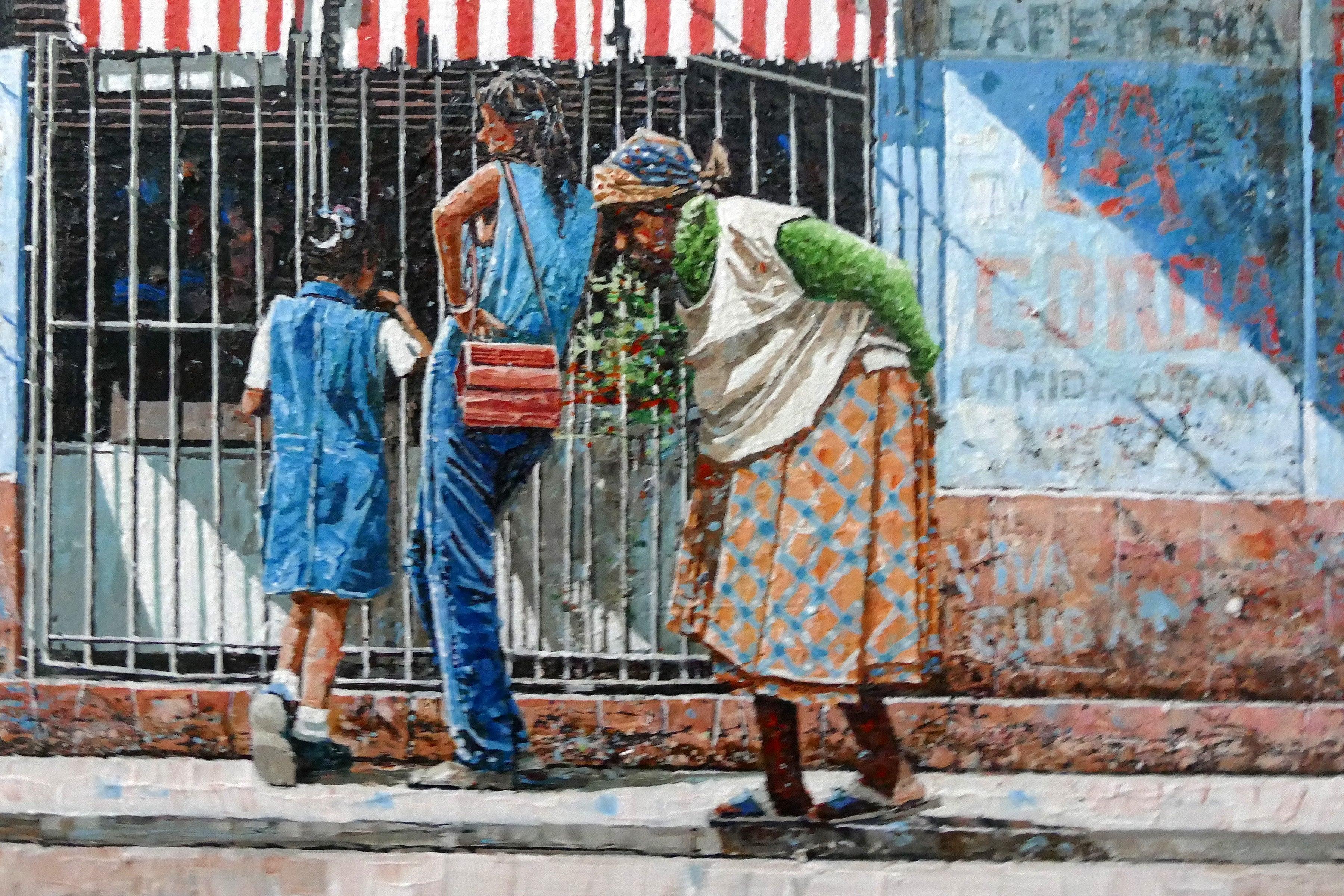 Tiempo' 2015- Acrílico- Firmado - Landscape Painting Gris de Dwight Baird