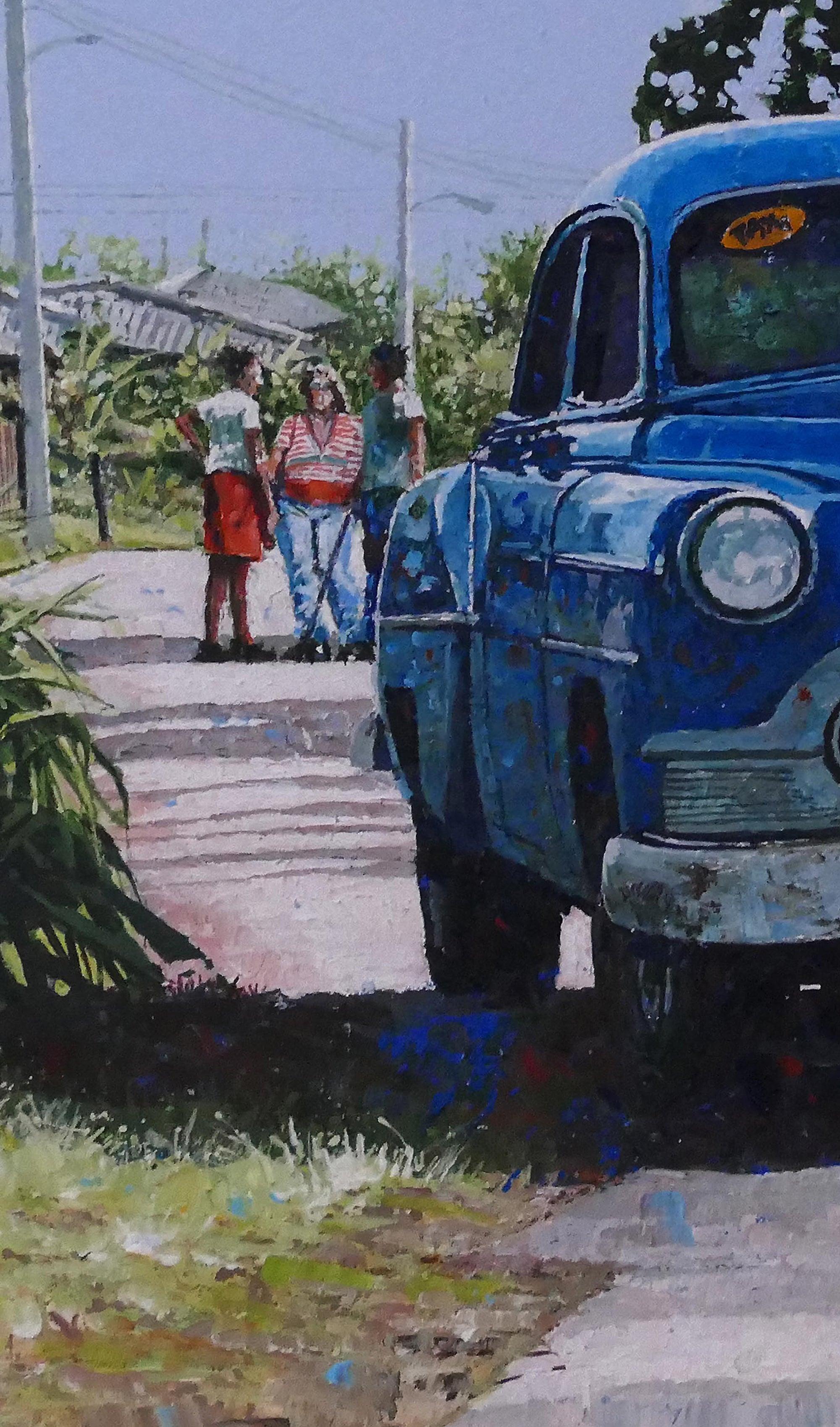Dwight Baird „ Azul, Kuba“ 2019- Gemälde- signiert im Angebot 1
