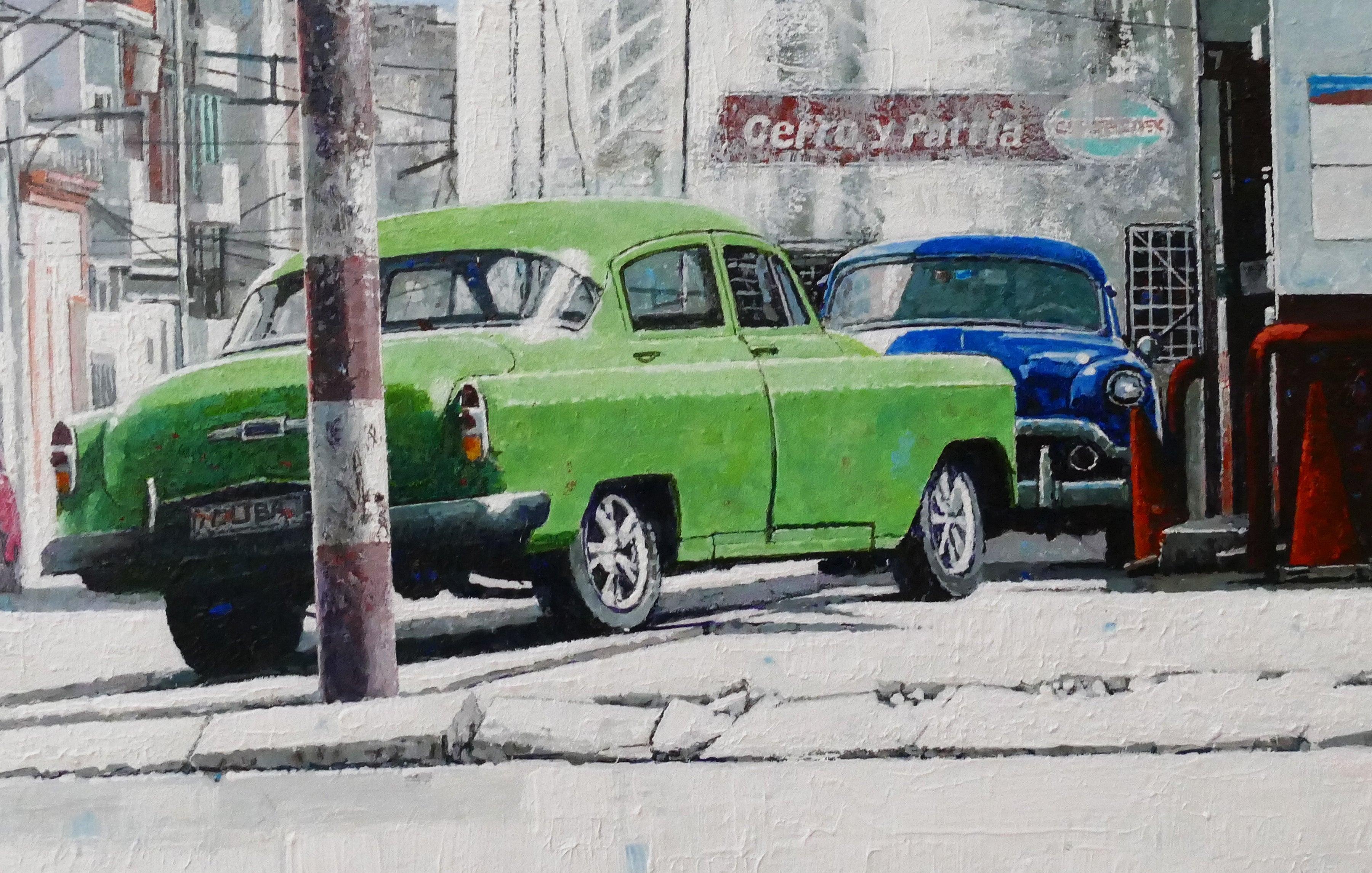 Dwight Baird „Cerro Y Patria“ 2019- Acryl- Signiert im Angebot 3