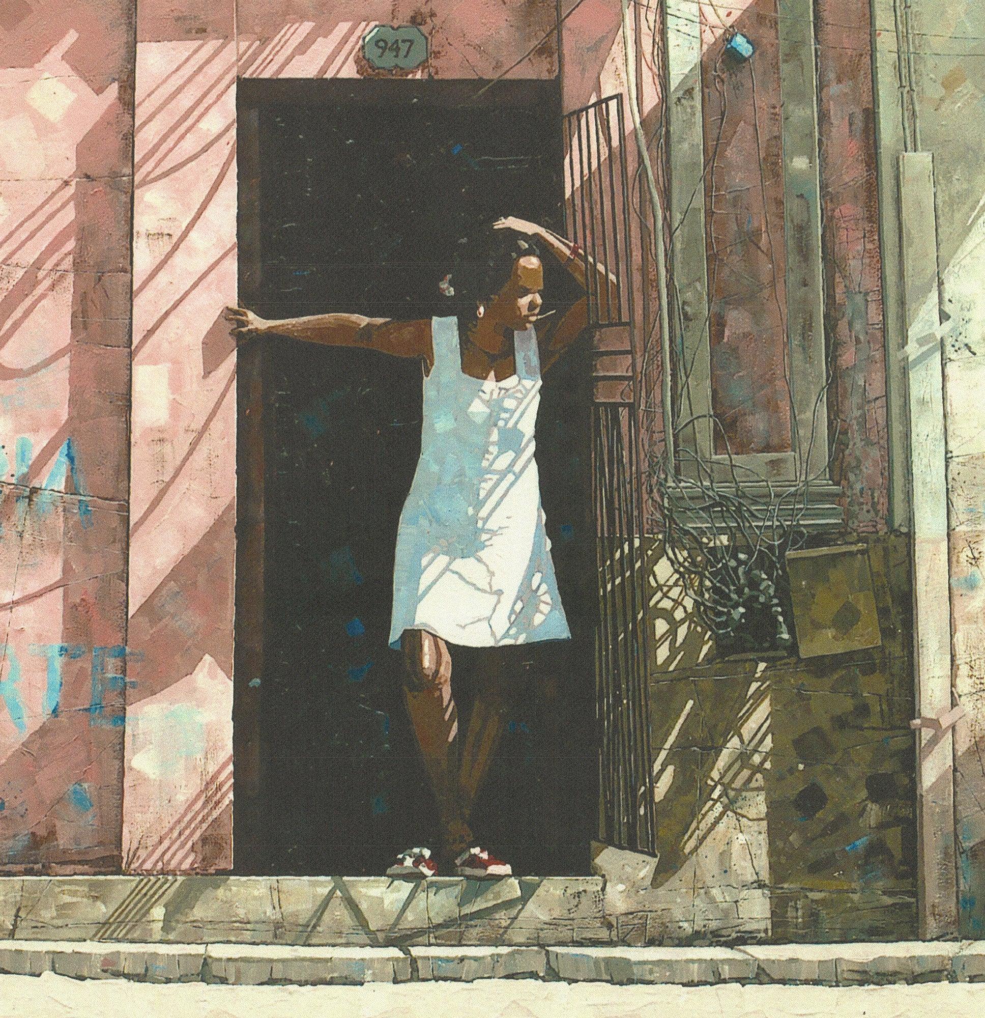 Dwight Baird 'La Madonna with red shoes' 2004- Giclee- Signed For Sale 3