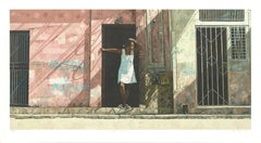 Dwight Baird 'La Madonna with red shoes' 2004- Giclee- Signed