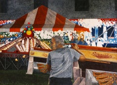 Dwight Baird „Midnight Scramber“ 1989- Aquarell- signiert