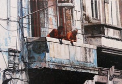 Dwight Baird „Old Friends“ 2017- Acryl- Signiert
