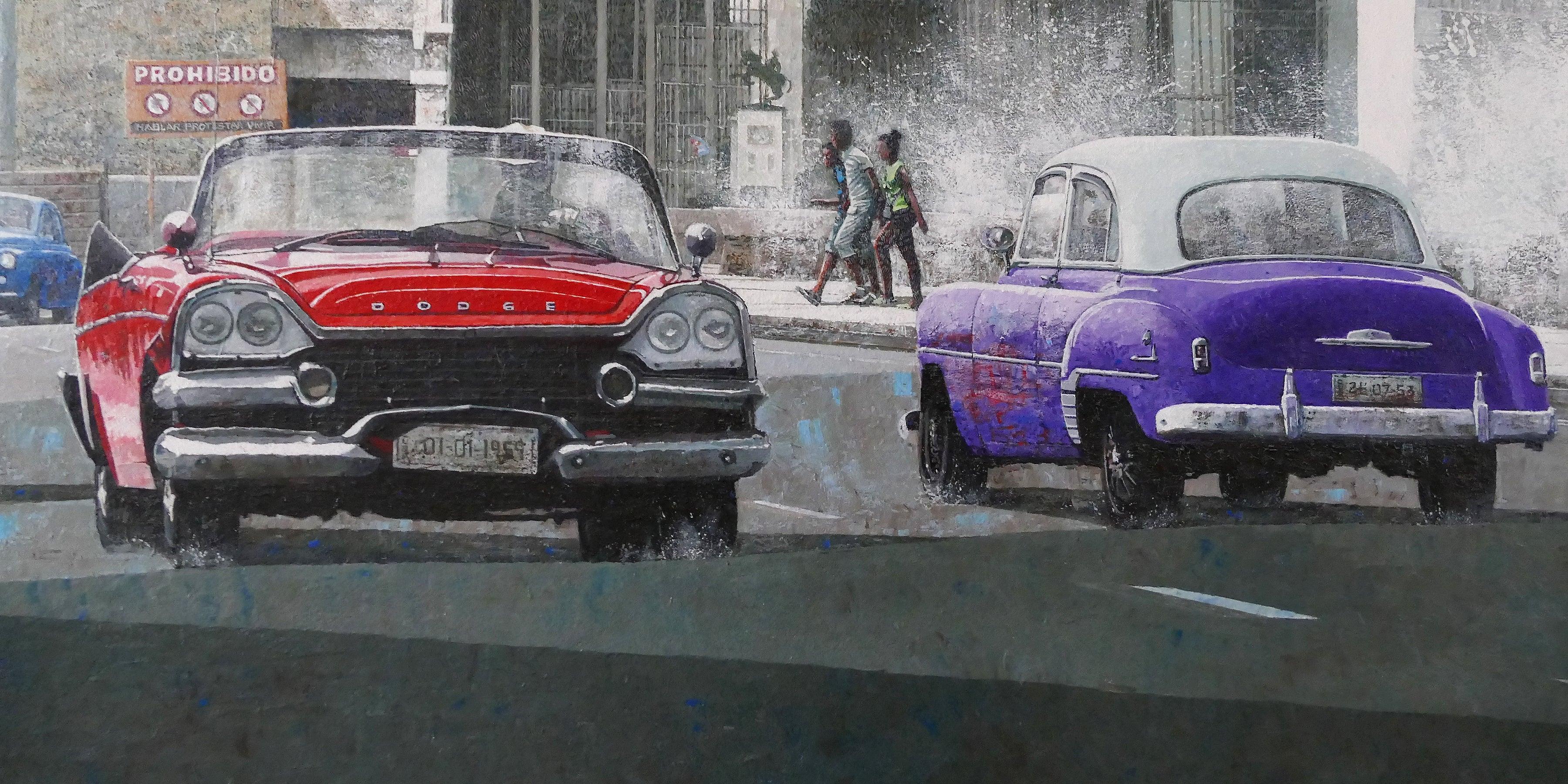 Dwight Baird 'Prohibido' 2023- Acrylic- Signed For Sale 1