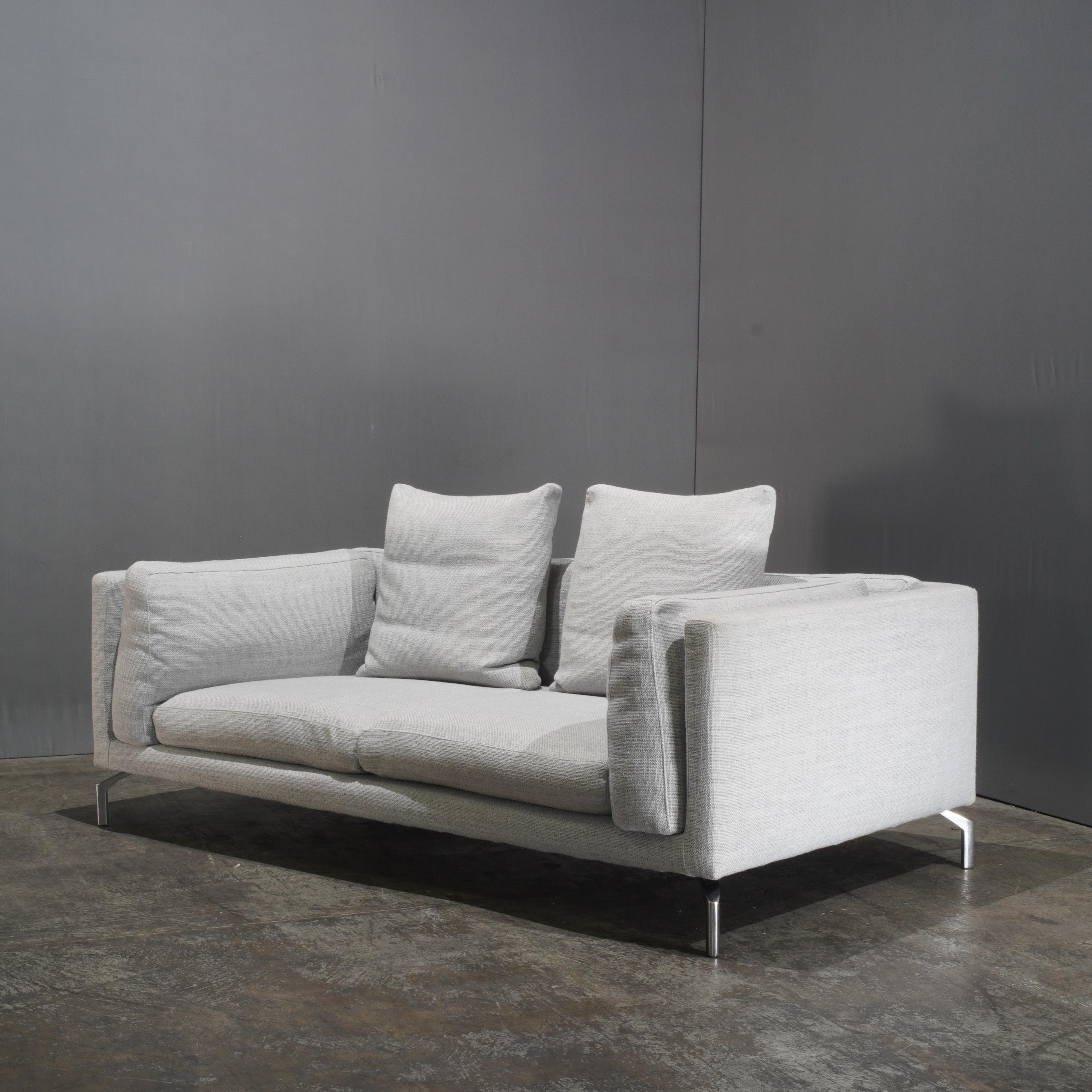 DWR Grey Como Sofa and Chaise by Giorgio Soressi en vente 5
