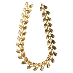 Collana Dyad Link in bronzo giallo di Kirsten Muenster Jewelry