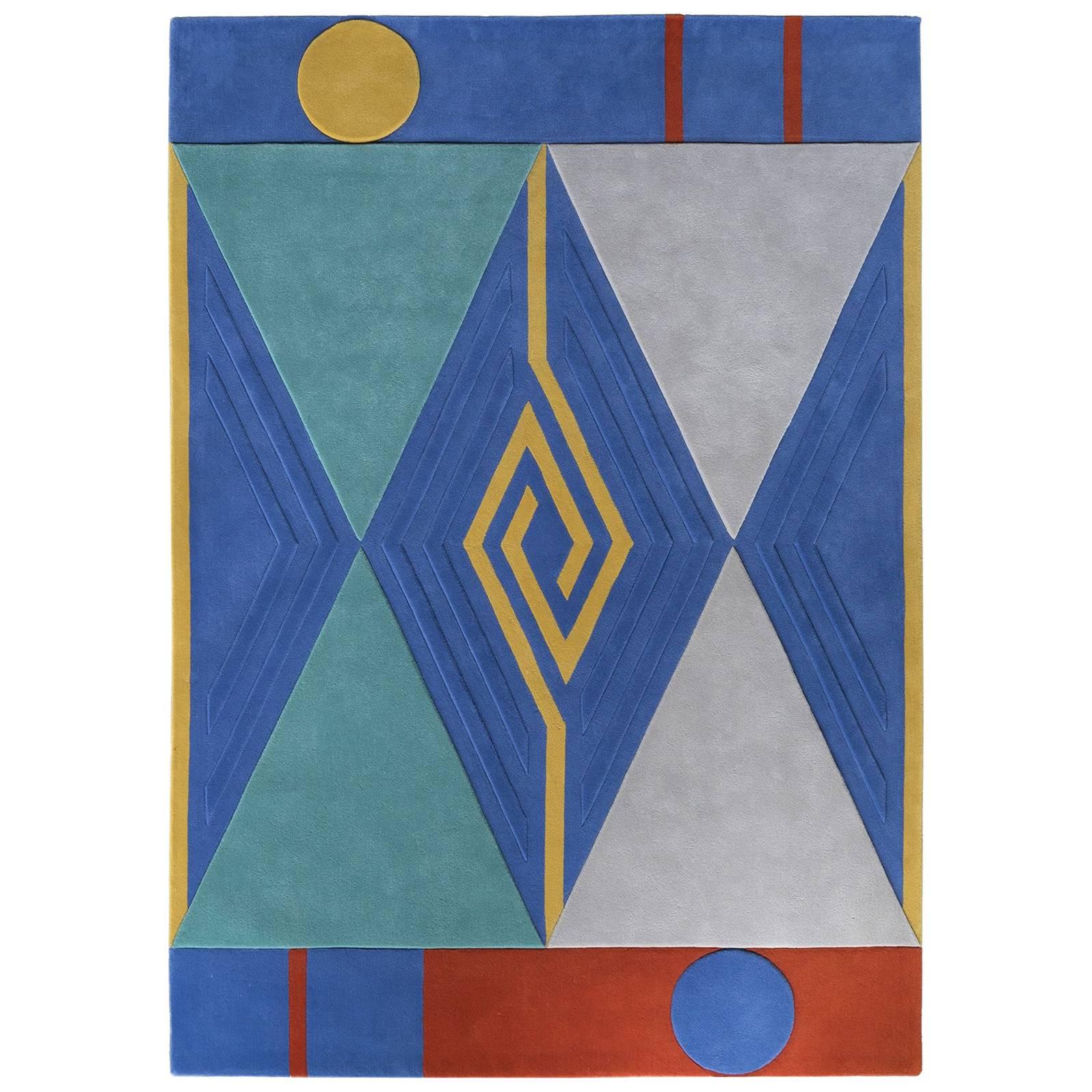 Dyad Rug by Dare to Rug in New Zealand Wool For Sale at 1stDibs