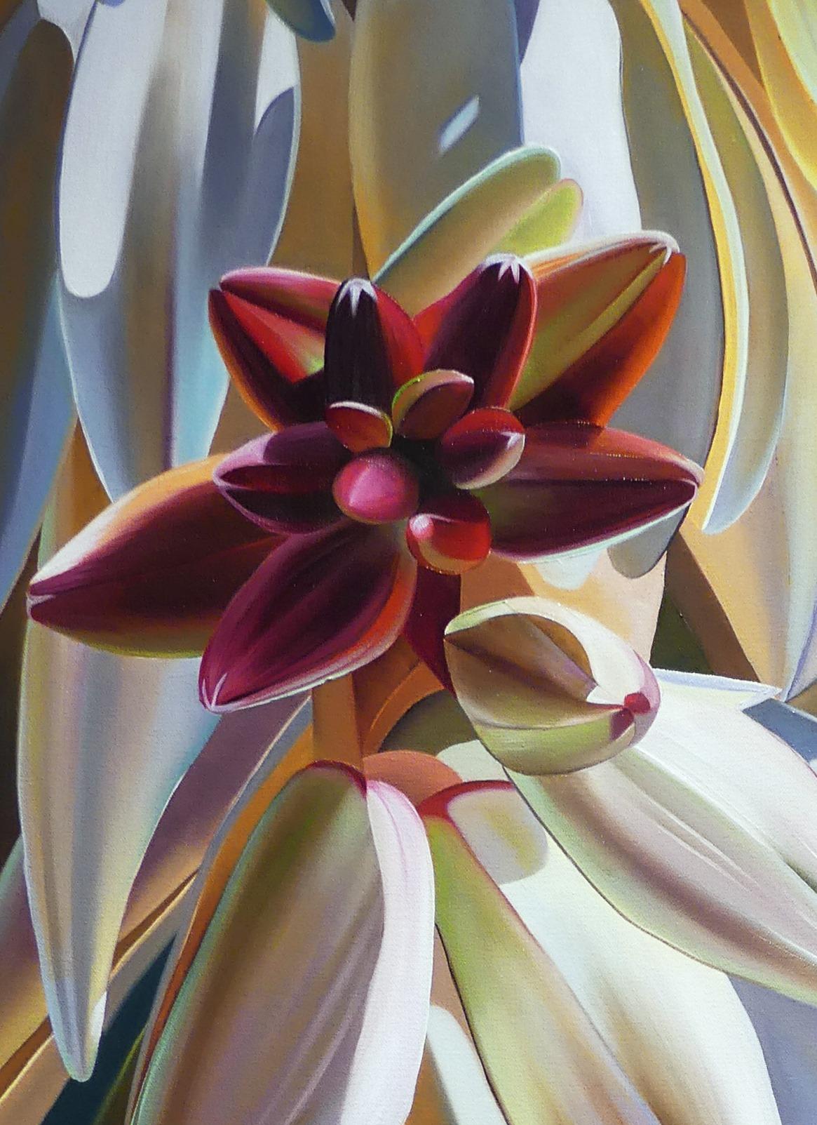 Dyana Hesson refers to herself as a botanical artist. She was born in 1966 in the Gold Country of California where she was happiest outdoors. Her weekends were spent with trips to the local nursery and planting and weeding the natural landscaping of
