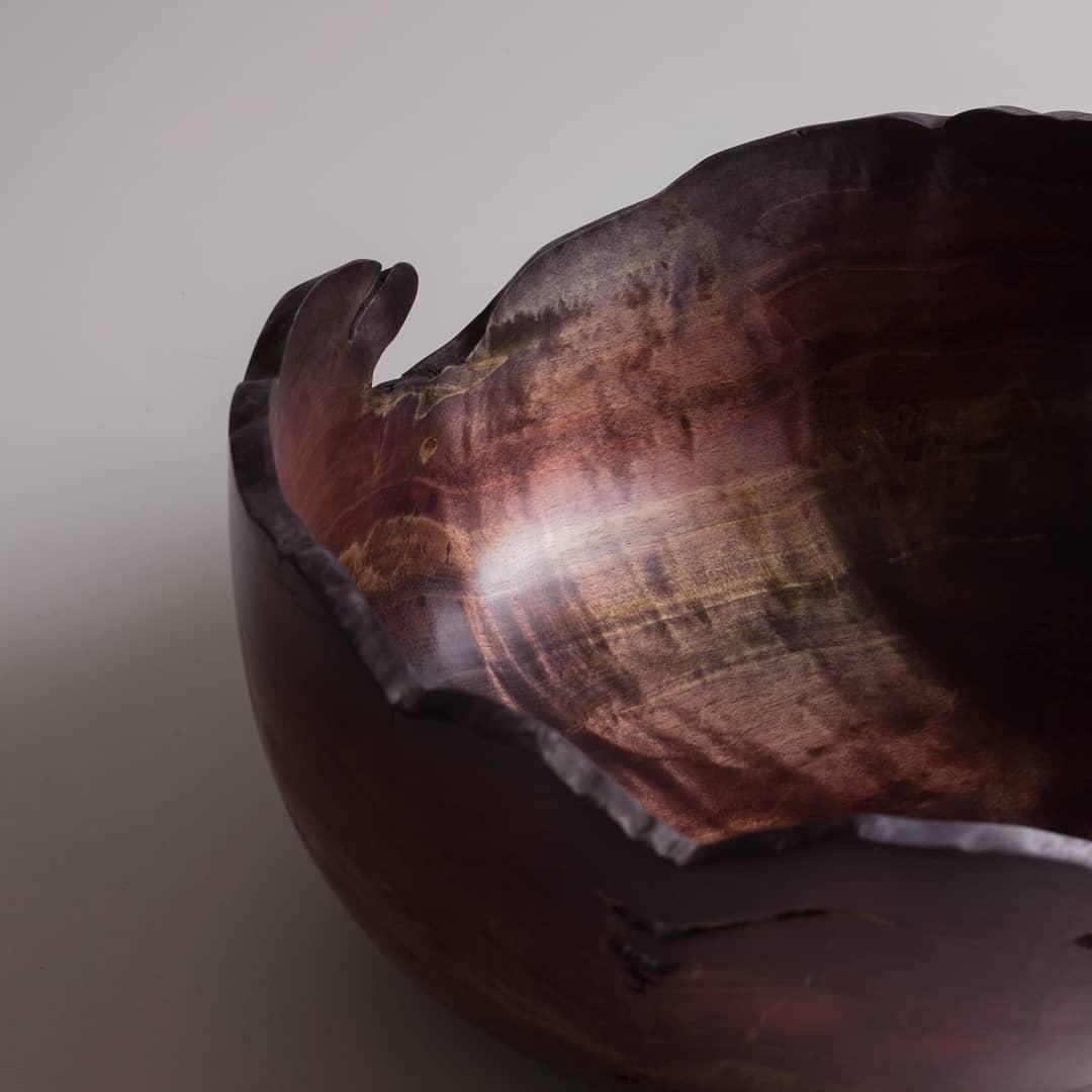 Contemporary Dyed Birch Burl Vase by Vlad Droz