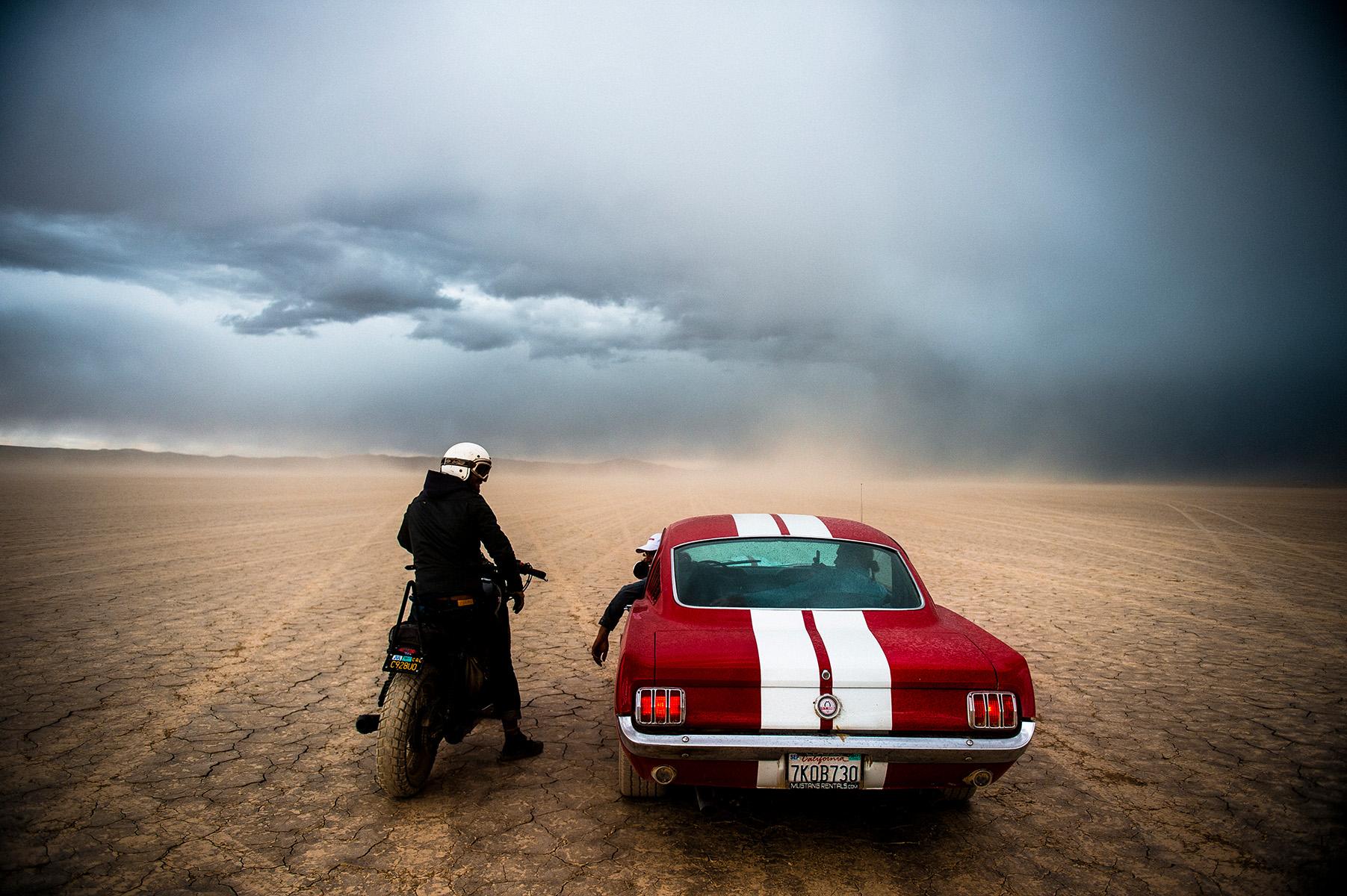 Dylan Gordon Color Photograph - Desert Race