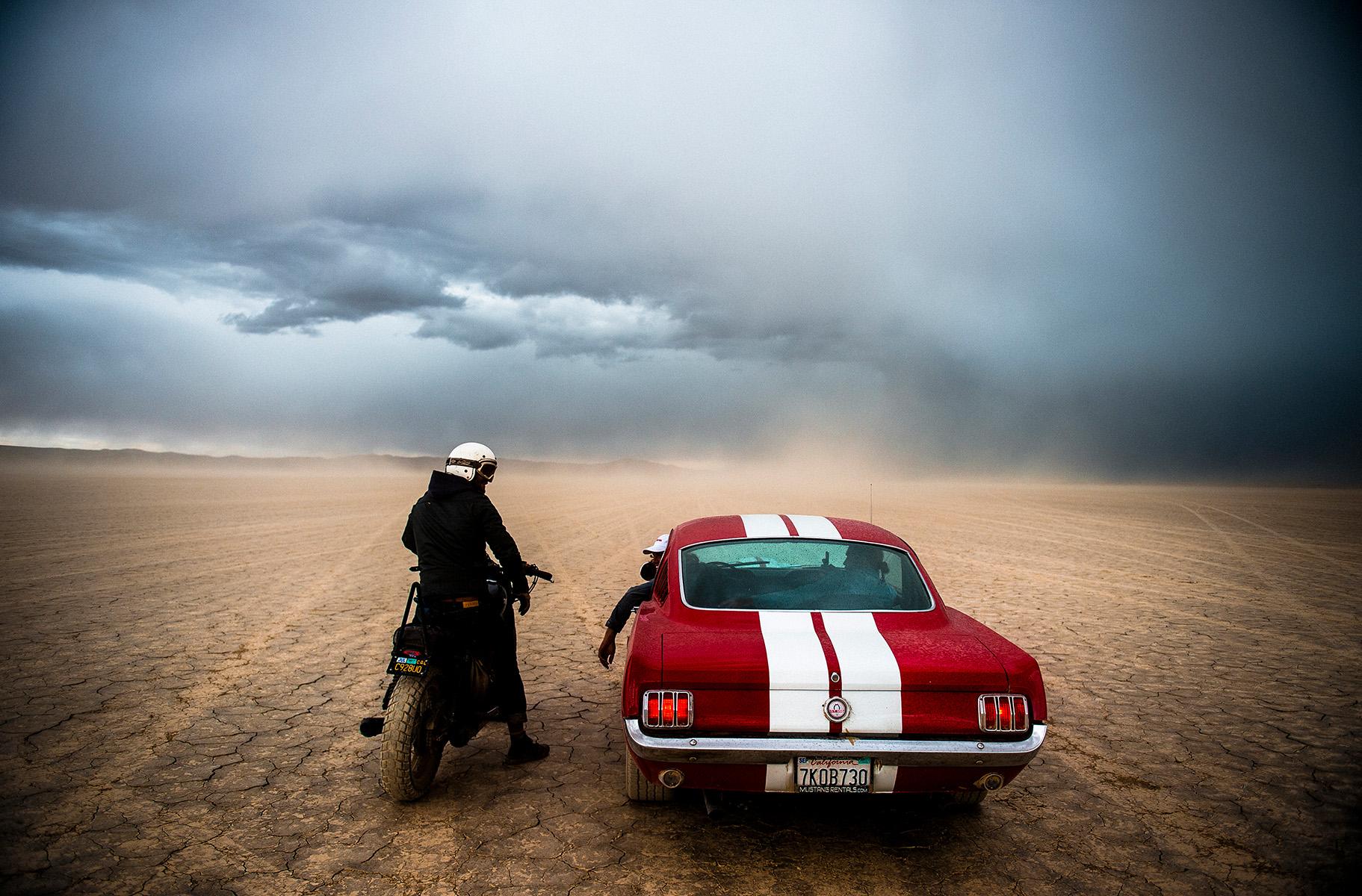 Dylan Gordon Landscape Photograph - Desert Race