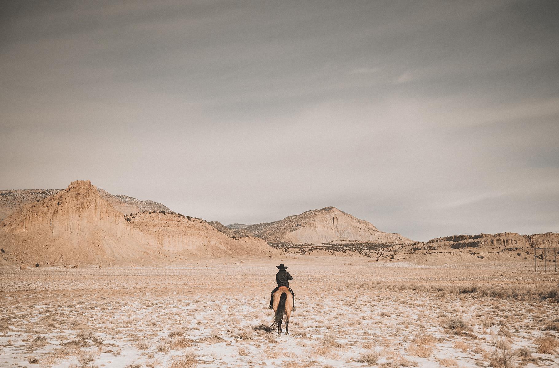 Dylan Gordon Landscape Photograph - Lonesome Cowboy