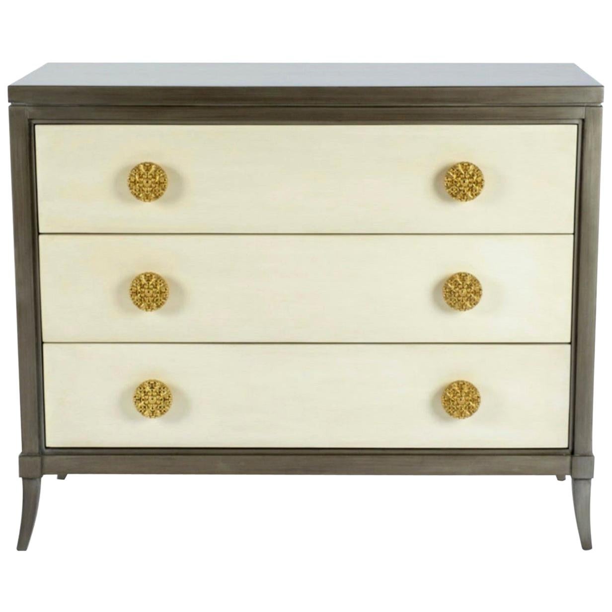 Dylan Grey and Cream Chest of Drawers