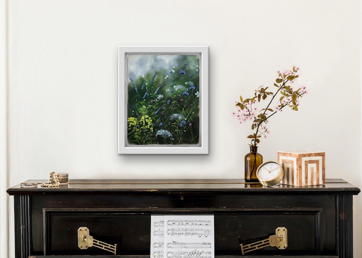 Sumer Garden Study VII by Dylan Lloyd, Contemporary art, Original art, Floral - Painting by Dylan Lloyd 