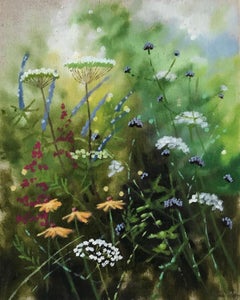 Summer Garden Study II by Dylan Lloyd, Botanical, Garden, Wildflowers, Floral 