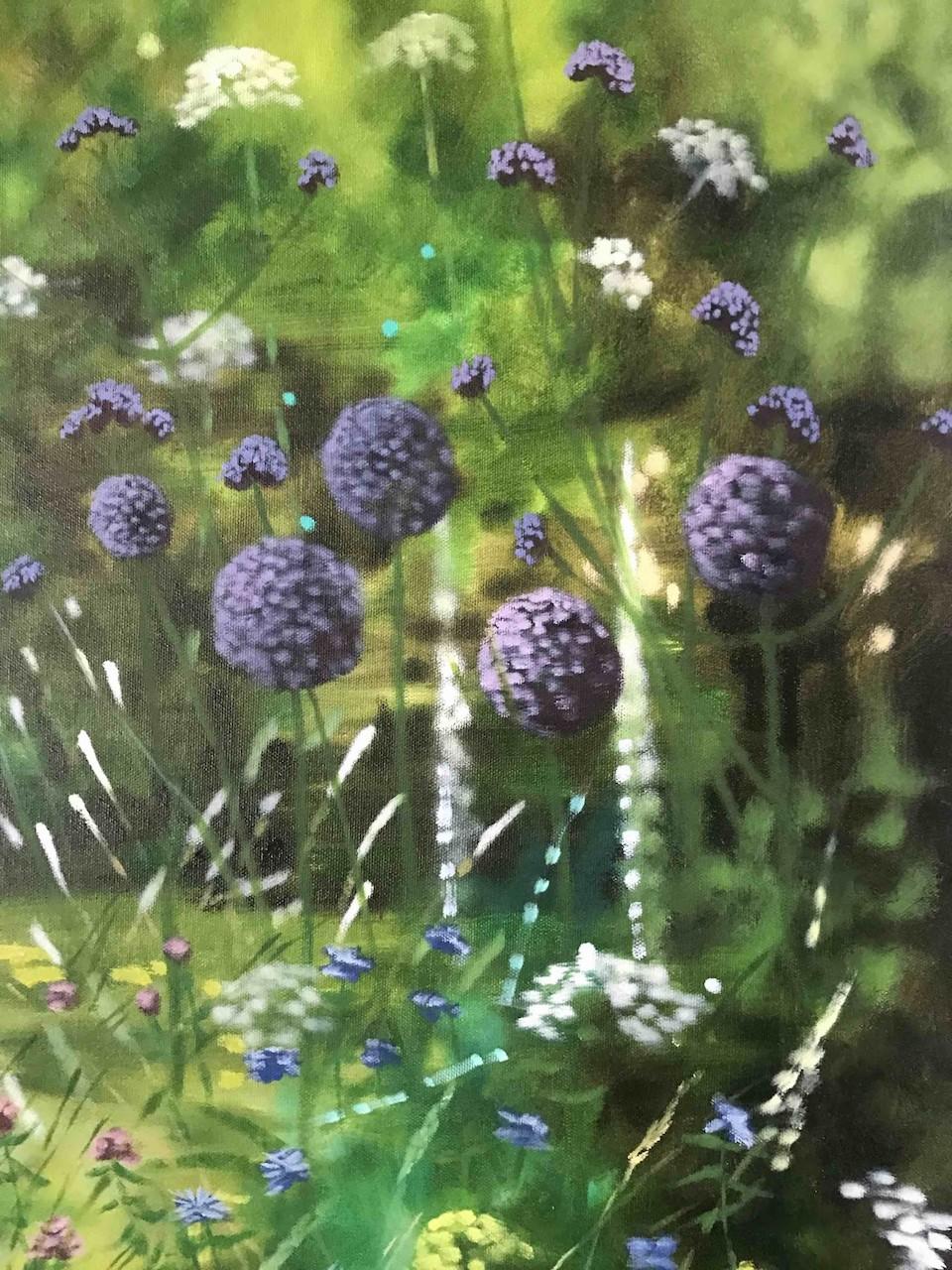 Dorset Summer Garden von Dylan Lloyd ist ein Originalgemälde. Die Szene bietet einen Blick auf einen schönen, blühenden Garten im Sommer.

Dylan Lloyd bietet Originalgemälde online bei Wychwood Art Gallery und in der Deddington Art Gallery zum