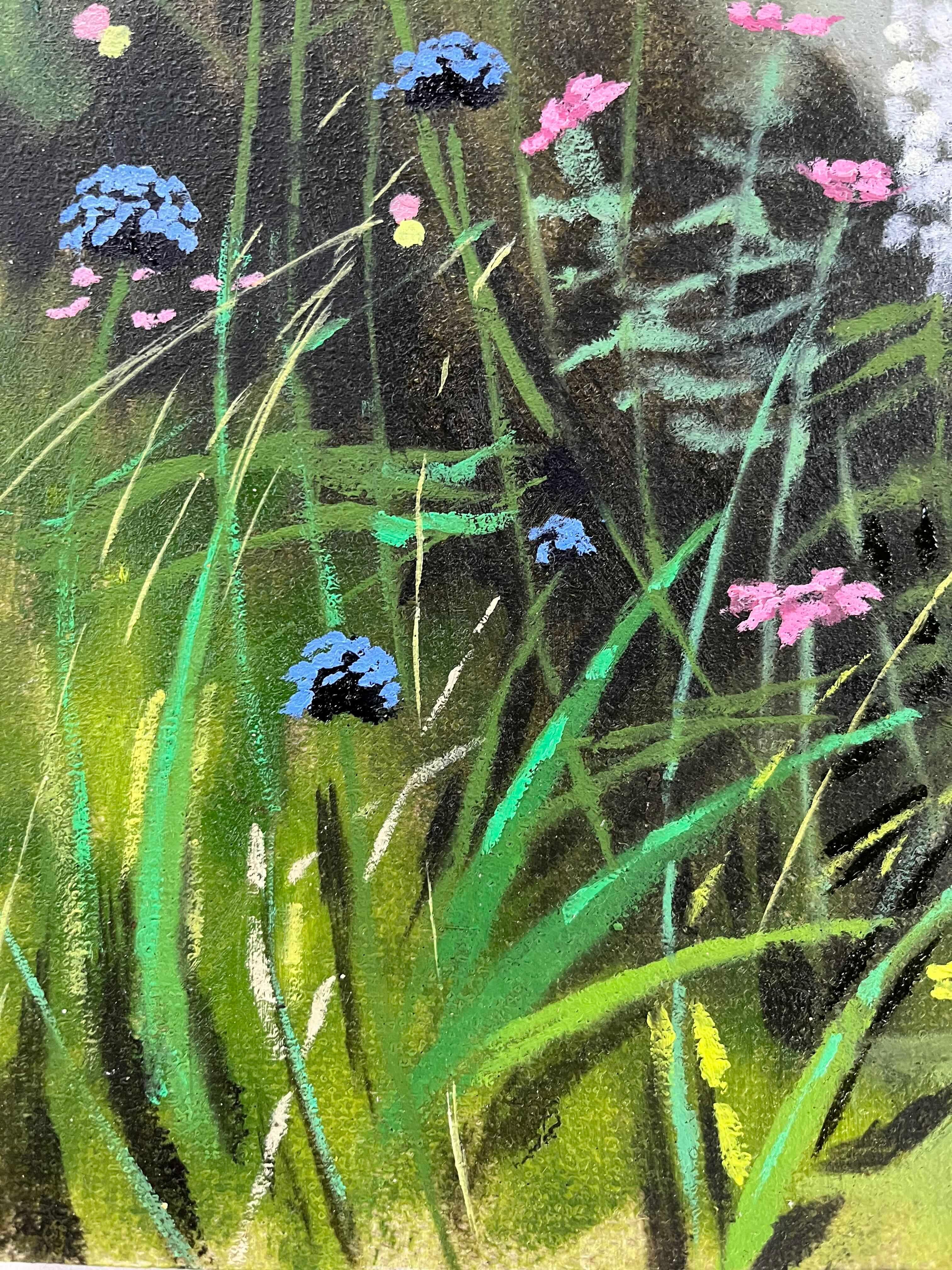 Studio di giardino II 2025, quadro originale, pittura contemporanea, natura - Painting Contemporaneo di Dylan Lloyd