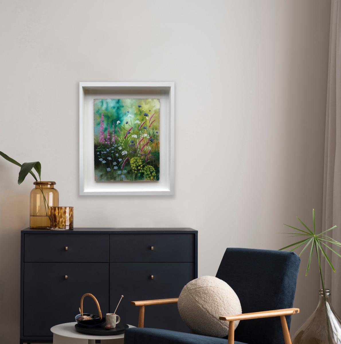Garden Study II, original painting, contemporary, floral painting For Sale 3