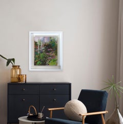 Garden Study, original painting, contemporary painting, nature, still-life