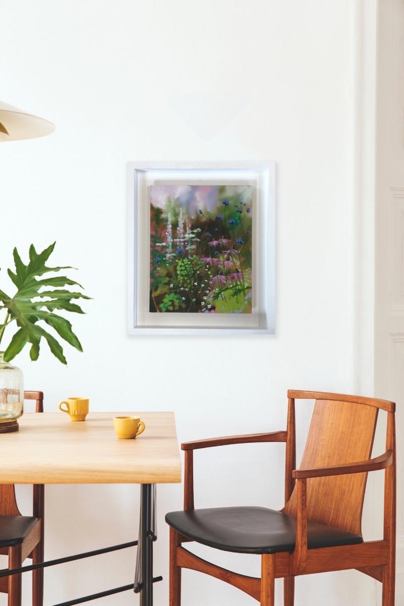 Garden Study, original painting, contemporary painting, nature, still-life For Sale 5