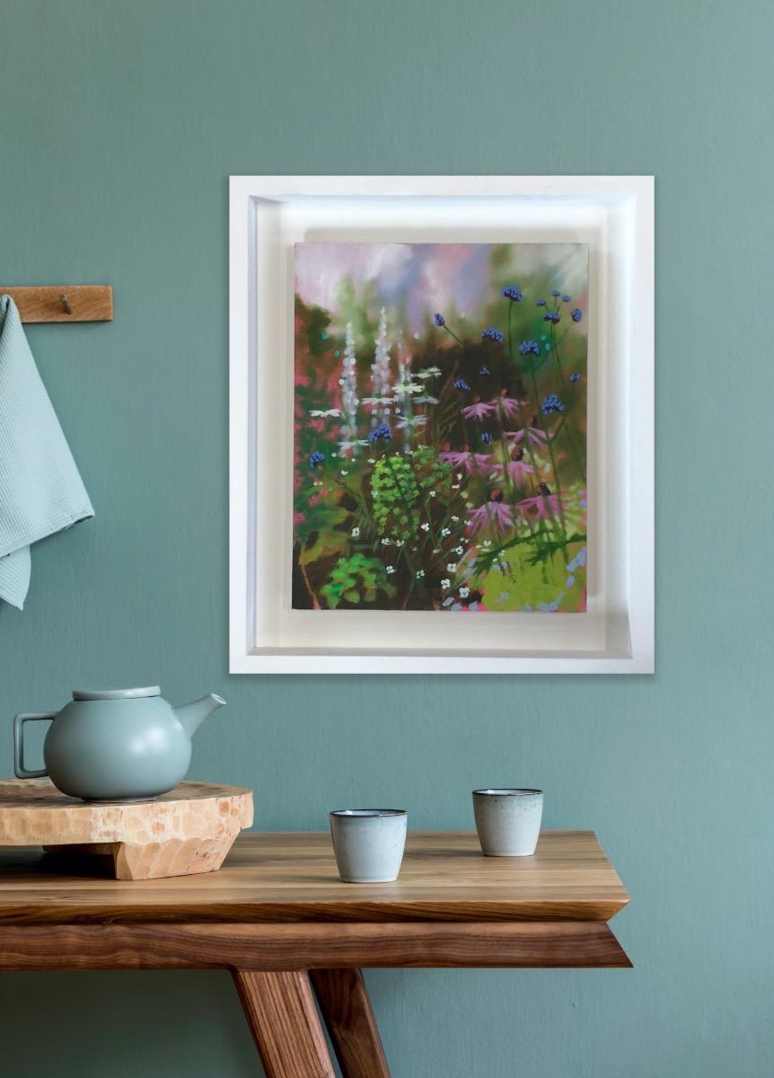 Garden Study, original painting, contemporary painting, nature, still-life For Sale 6