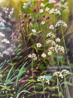 Étude de jardin XX, peinture originale, peinture contemporaine, nature
