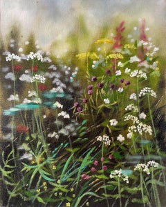 Étude de jardin XX, peinture originale, peinture contemporaine, nature