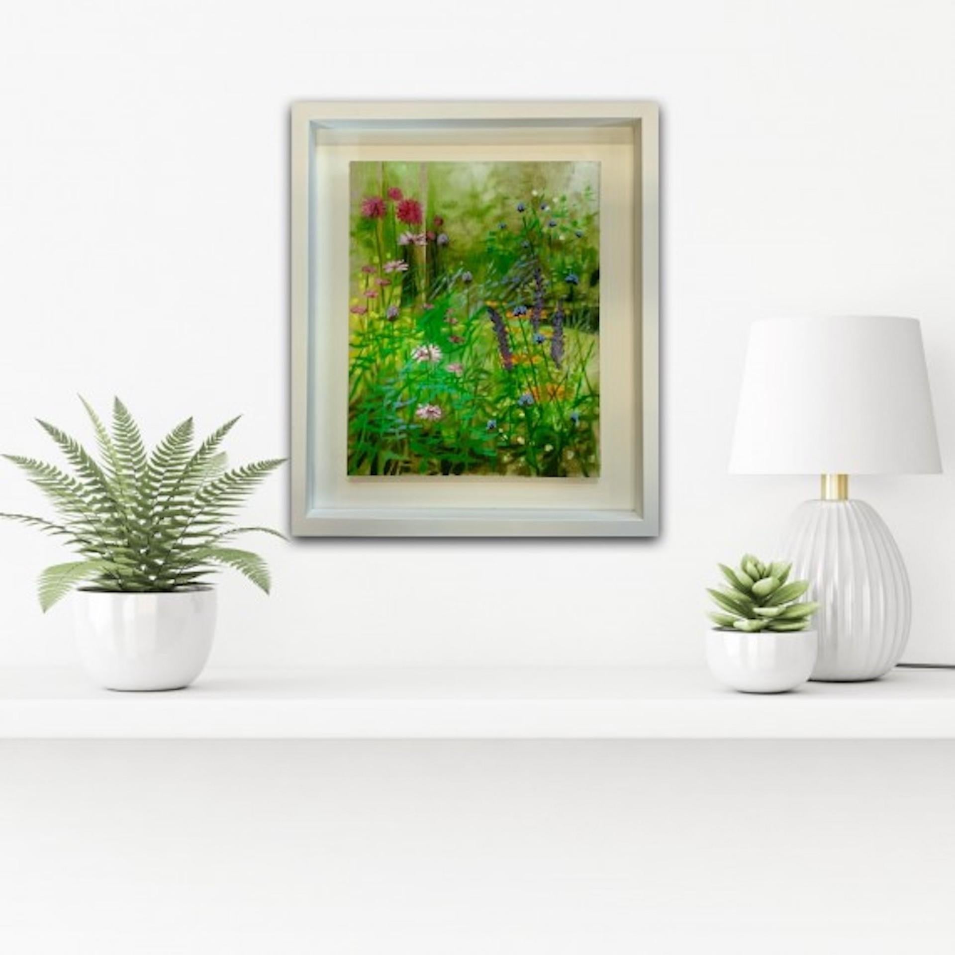 Hampshire Garden I, Dylan Lloyd, Original Floral Oil Painting, Realist Artwork For Sale 4