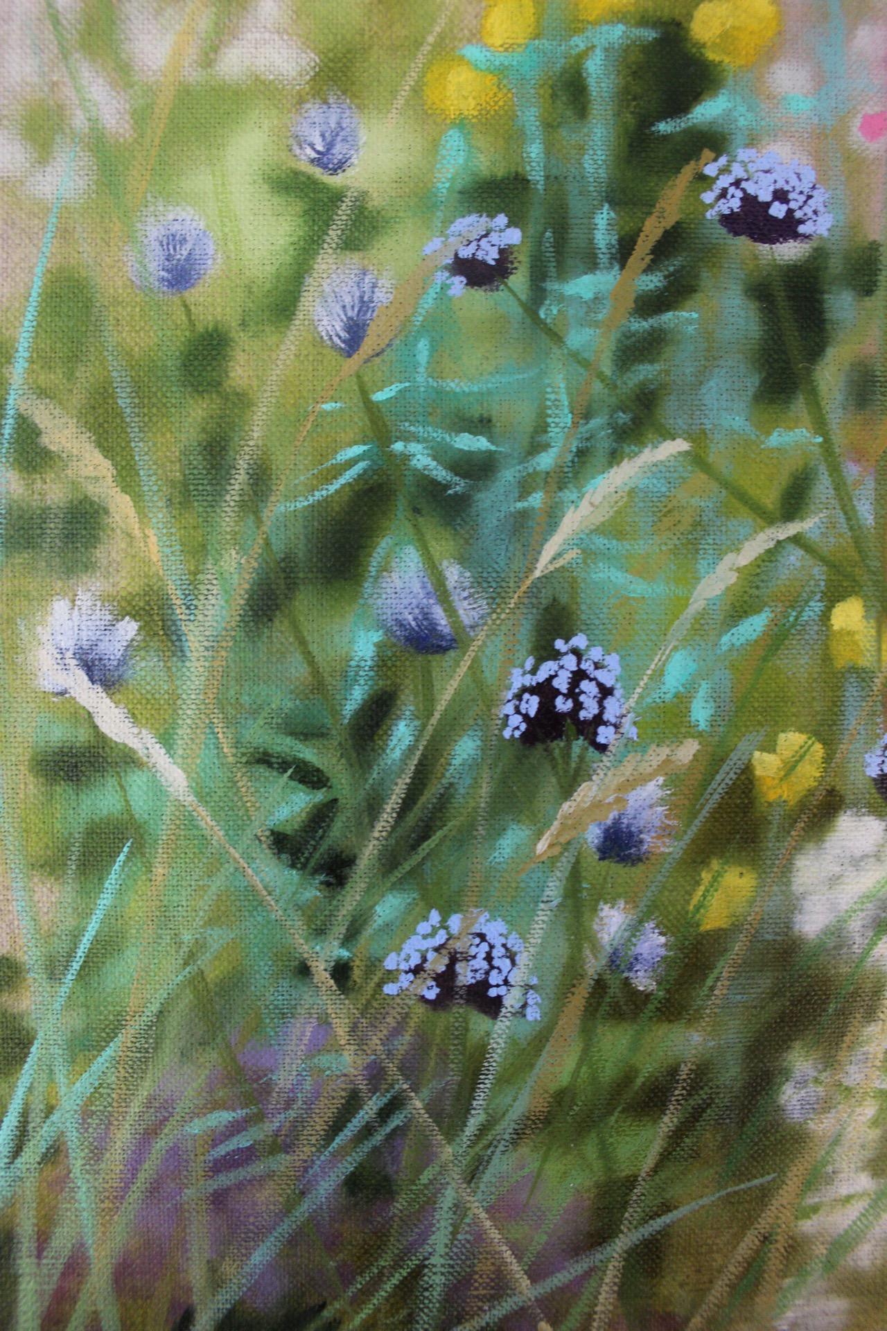 Dylan Lloyds
Island Garden Border IX

Island Garden Border IX est une peinture à l'huile originale de Dylan Lloyds. Les tons automnaux pruneaux contrastant avec les tons verts vibrants donnent à cette pièce une sensation de luminosité et de