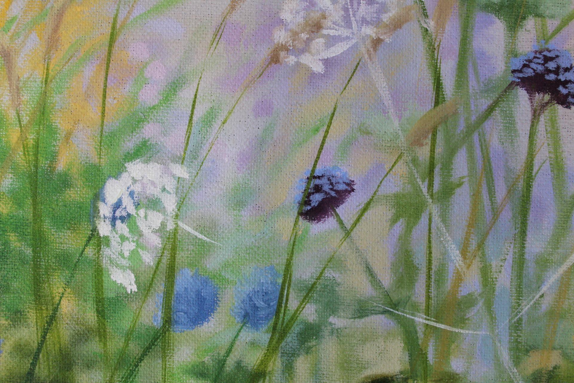 Island Garden Border IX, peintures originales, paysage, nature, plantes en vente 4