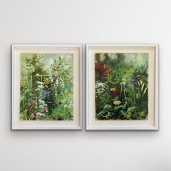 River Cottage Series (Large) and Hampshire Garden II Diptych, Original painting 