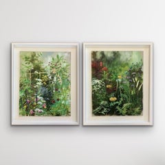 River Cottage Series (Large) and Hampshire Garden II Diptych, Original painting