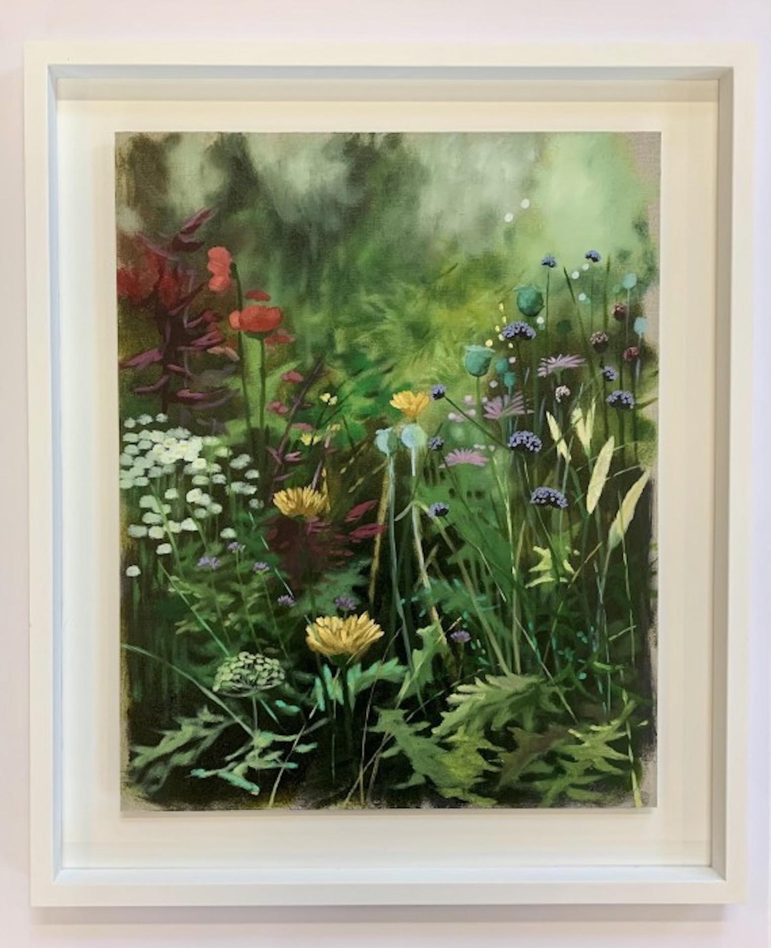 large floral painting