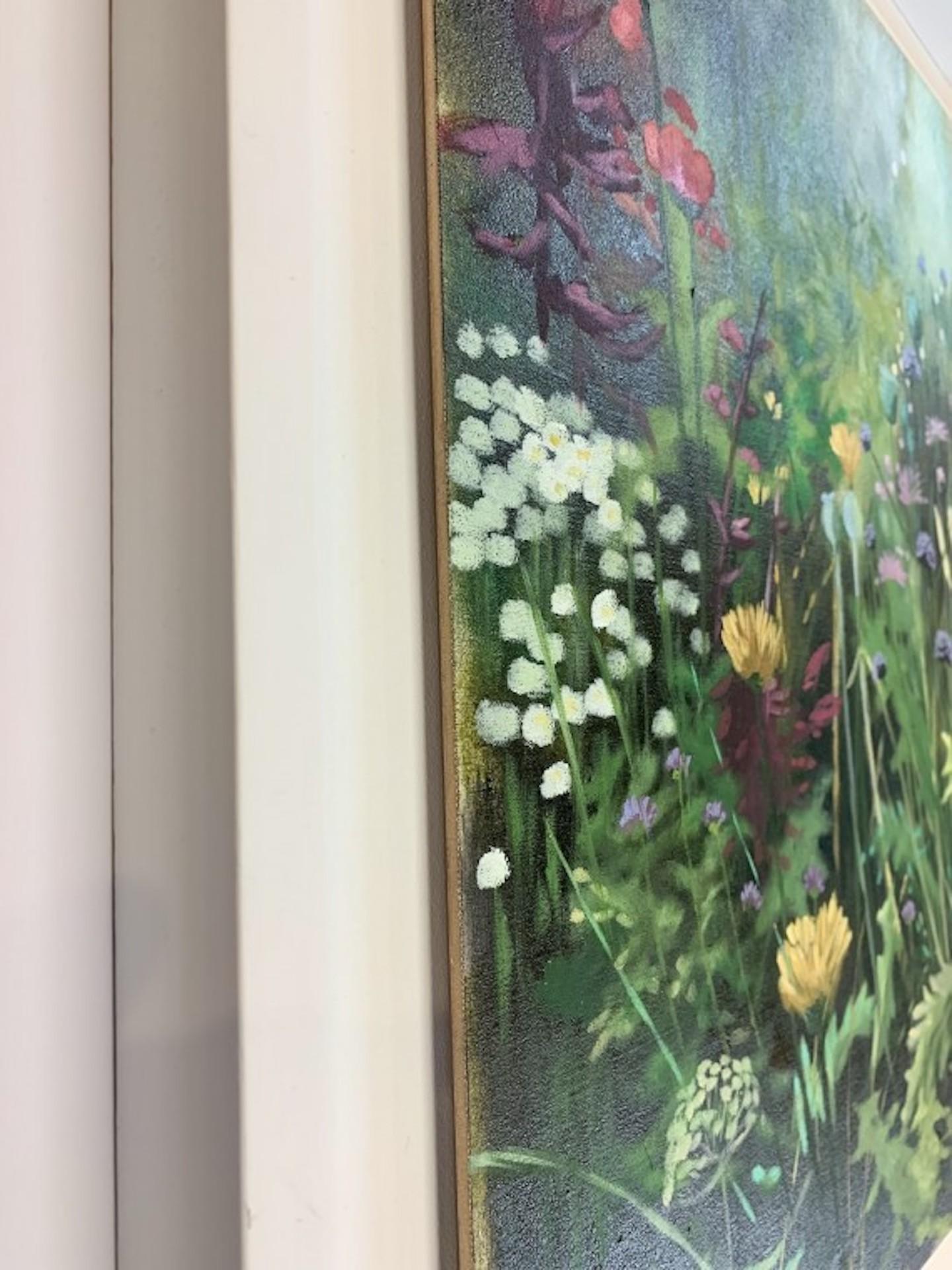 River Cottage Series (Large), Dylan Lloyd, Original Floral Painting, Affordable For Sale 2