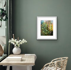 Summer Garden X, Colourful Landscape Painting, Horticultural and Garden Art