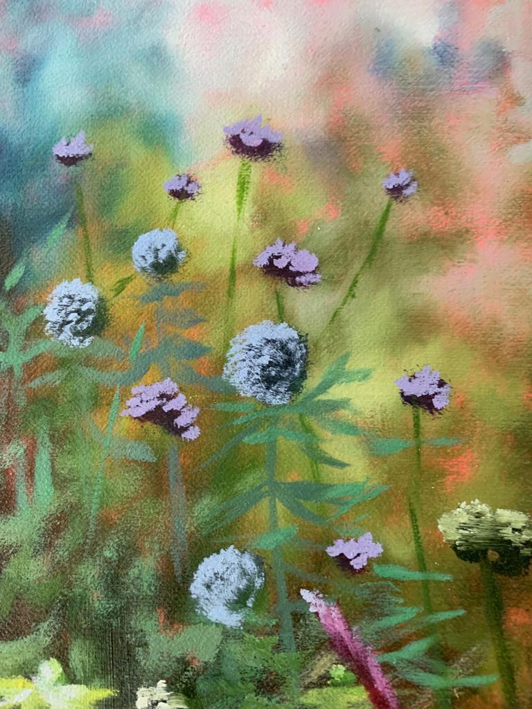 Dylan Lloyd Summer Garden X, Colourful Landscape Painting