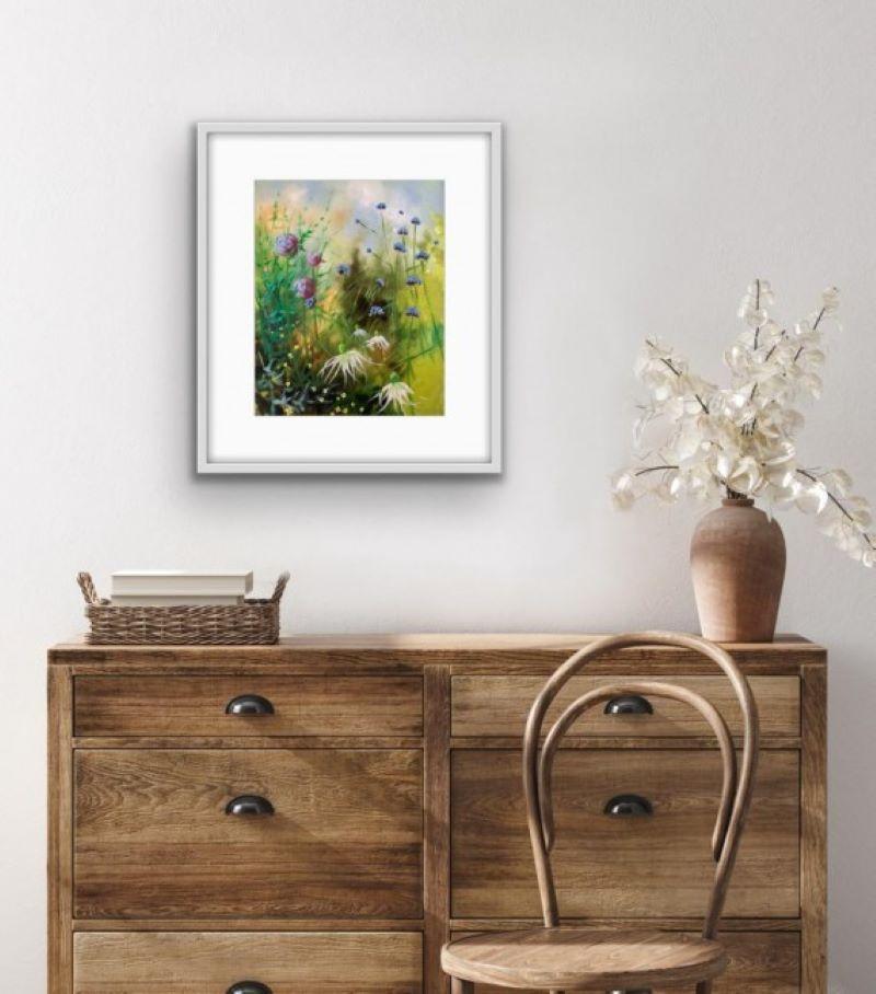 Summer Garden X, original painting, floral art, colourful painting For Sale 1