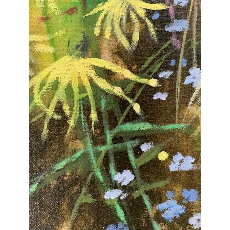 Summer Garden XI, Contemporary Floral Artwork, Landscape Painting, Spring Art For Sale 2