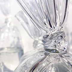 Contemporary Blown Glass: Water Bag VIII