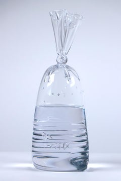 Double Bubble Fish Water Bag - Limited Edition Hyperreal Glass Sculpture