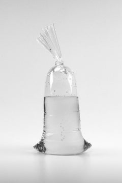 Glass Water Bag A193 - Hyperreal glass sculpture