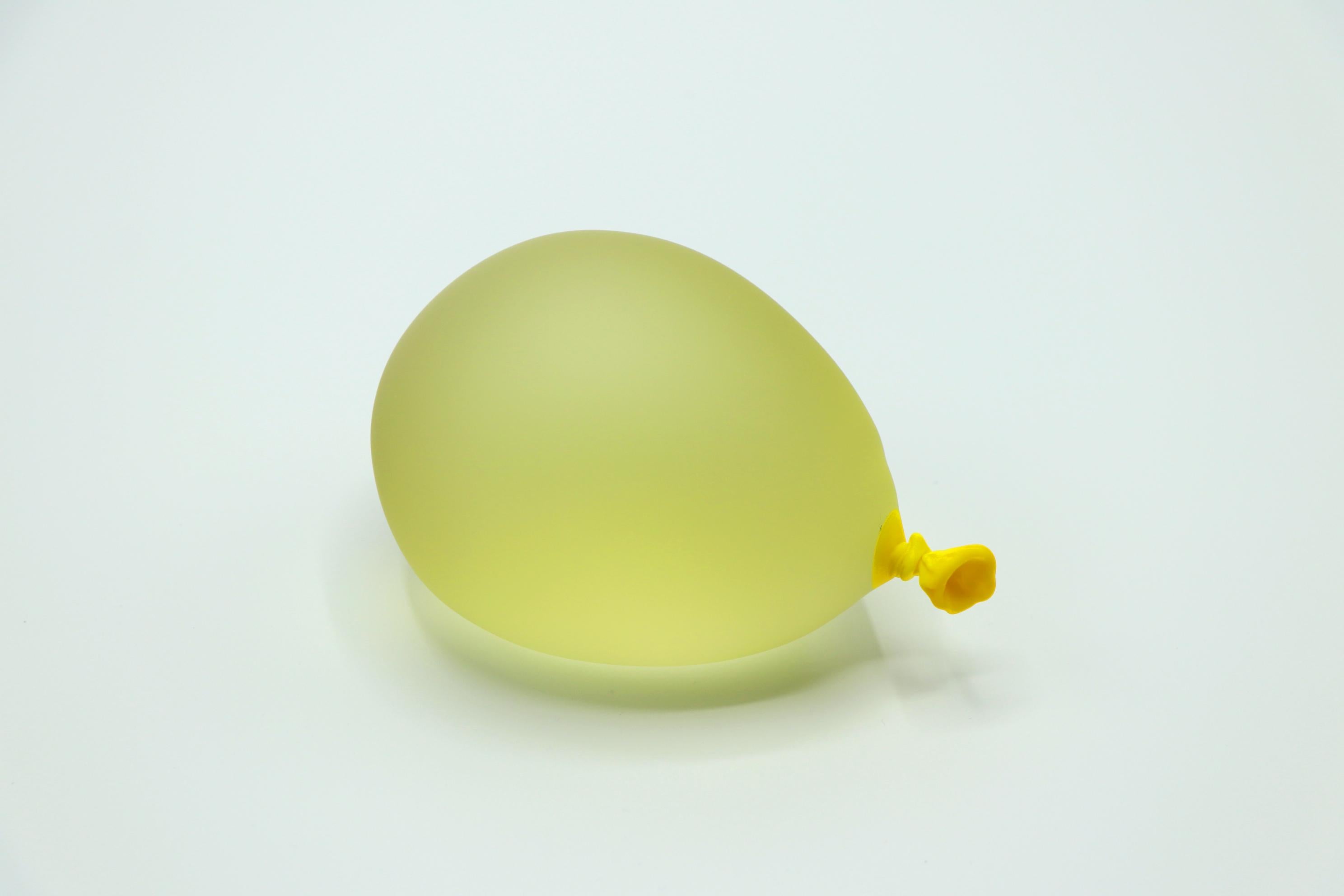 Hyperreale Ballonskulpturen aus farbigem Glas – 5er-Set (Grau), Still-Life Sculpture, von Dylan Martinez