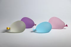 Hyperreal Glass Balloon Sculptures - Set of 4