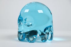 Scultura in vetro "Inky", piccolo fantasma di Pac-Man