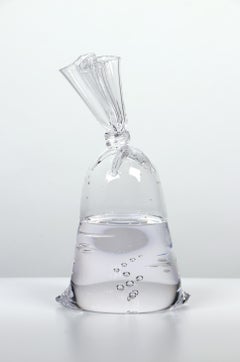 Mini Glass Water Bag - Hyperreal glass sculpture